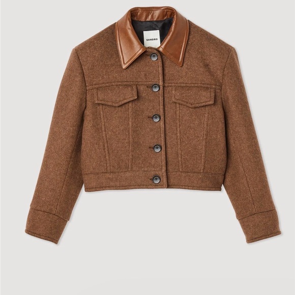 Sandro
King Leather Collar Jacket - Picture 3 of 4